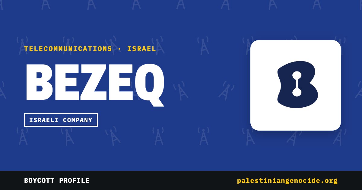 Share card for Bezeq