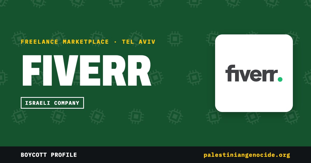 Share card for Fiverr
