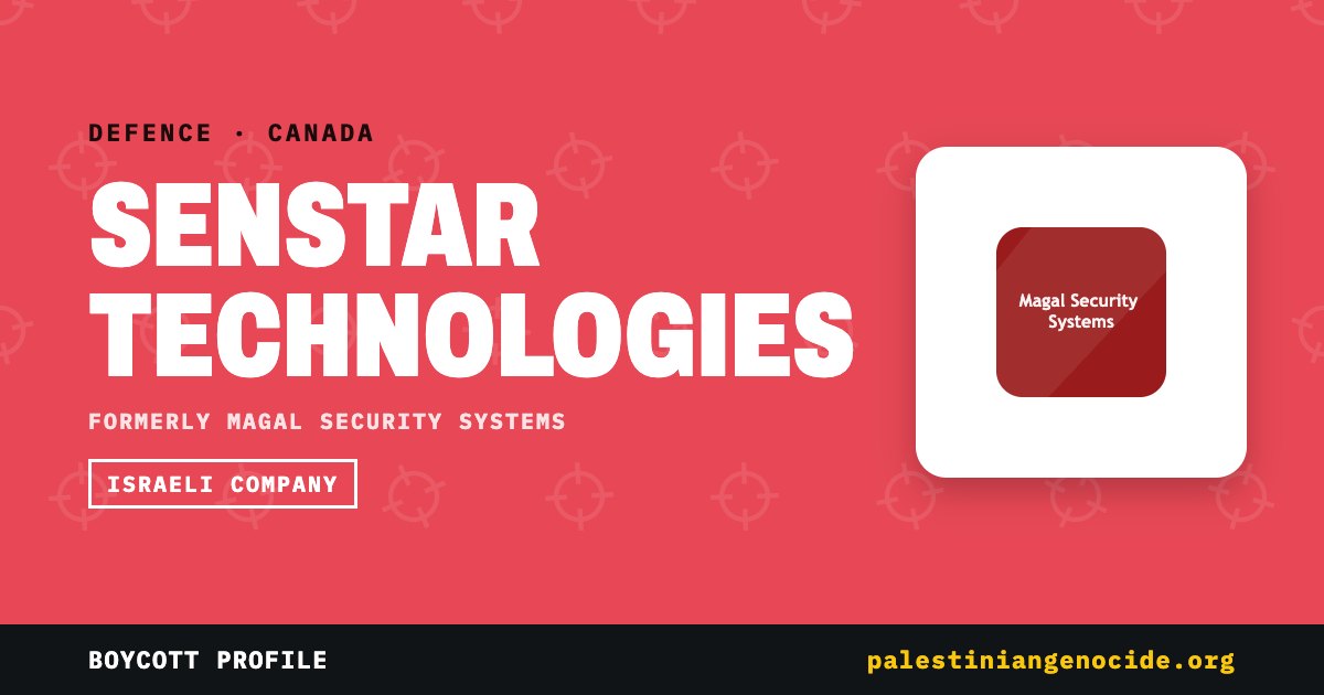 Share card for Senstar Technologies (formerly Magal Security Systems)