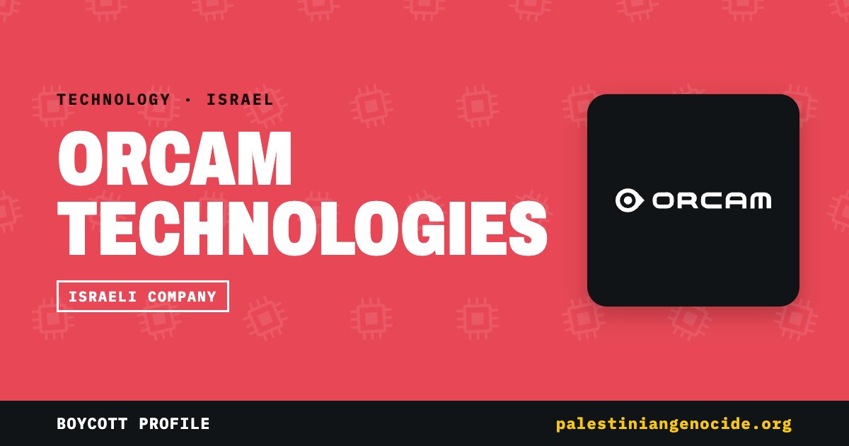 Share card for OrCam Technologies